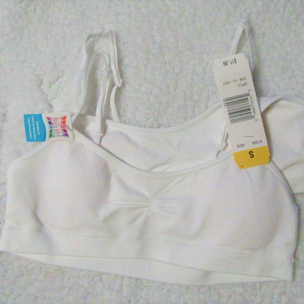 Hanes Girl Seamless Wirefree 2 pack Bra - size S